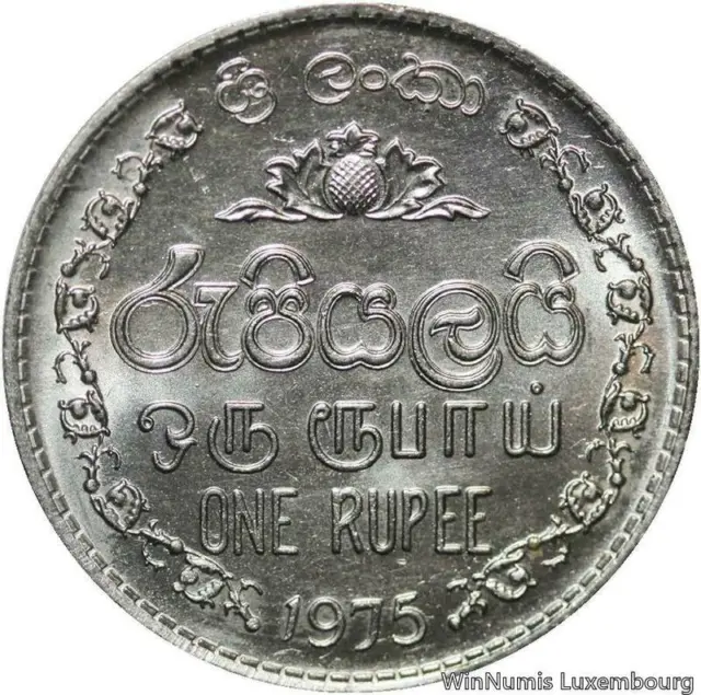 V4317 Sri Lanka 1 Rupee non-magnetic 1975 UNC BU -> Make offer