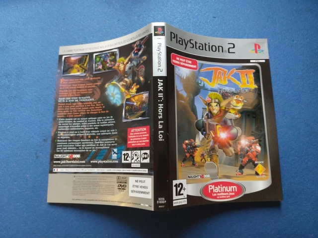 Boîte + Notice Jeu PS2 Jak II 2 Hors-la-Loi - PAS DE JEU - Bon État Collection