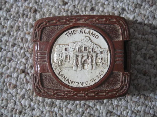 VINTAGE SOUVENIR TRINKET BOX from THE ALAMO, SAN ANTONIO, TEXAS