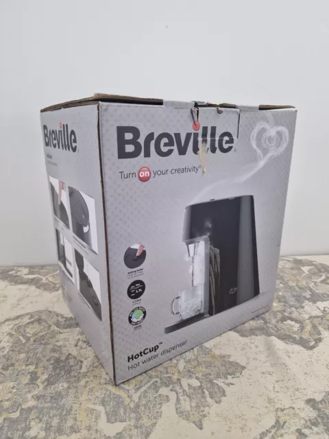 Breville VKT124 Hot Cup Water Dispenser 8 Cup - Black - TRAY MISSING - C23