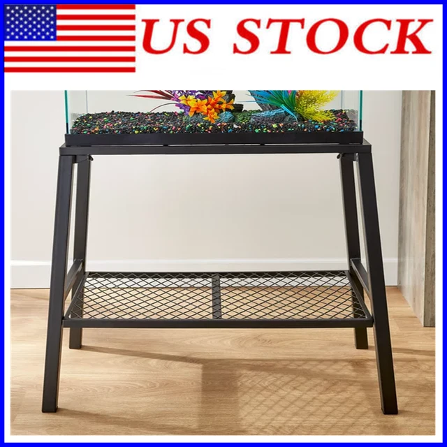 Steel Aquarium Fish Tank Stand Aqua Culture 10-20 Gallon Strong Durability
