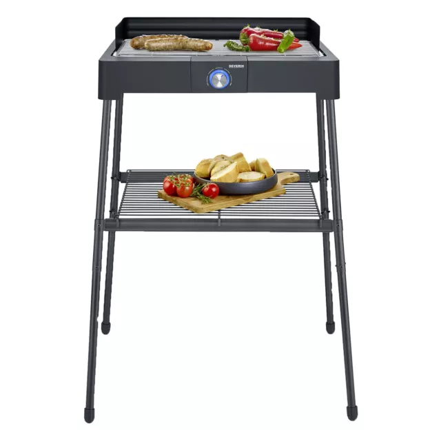 Severin PG 8566, Elektrogrill, Indoor und Outdoor, 2200 Watt Leistung