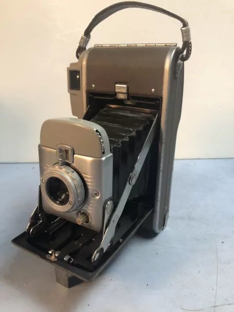 Vintage POLAROID LAND CAMERA Model 80,1950's Instant Camera shutter/adjusts Work