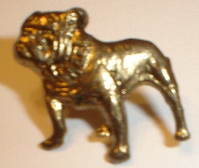 Vintage Ballou Reg'd Pin Mid-Century Modern Small Bulldog / English Bull Dog Pin