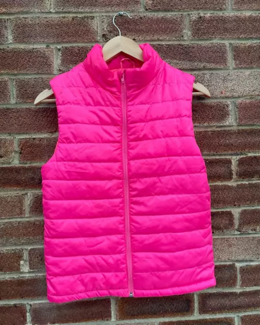 H&M Girls Pink Gilet Vest Waistcoat Age 10 - 12 years