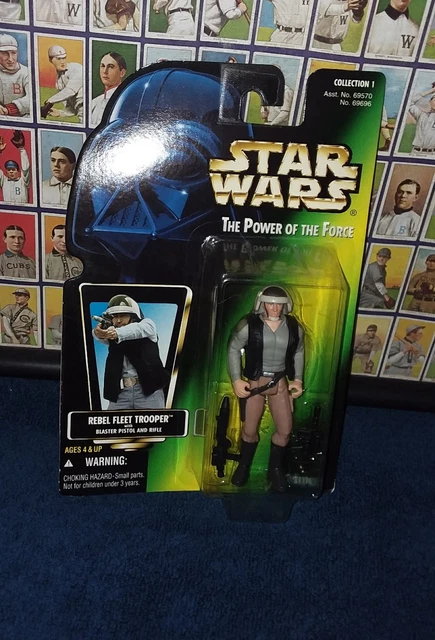 HASBRO STAR WARS Acti Rebel Fleet Trooper w/Blaster Pistol and Rifle