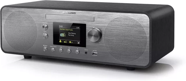 MUSE M-885 DAB Design Bluetooth Stereoanlage mit CD-Player und USB BWARE 3