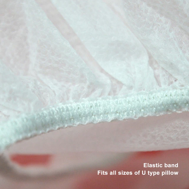 50pcs Beauty Salon Headrest Covers U Shaped Disposable Elastic Face Rest AGS