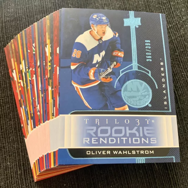 2019-20 Upper Deck Trilogy Red /399 & Blue /399 Foil Rookie Renditions YOU PICK