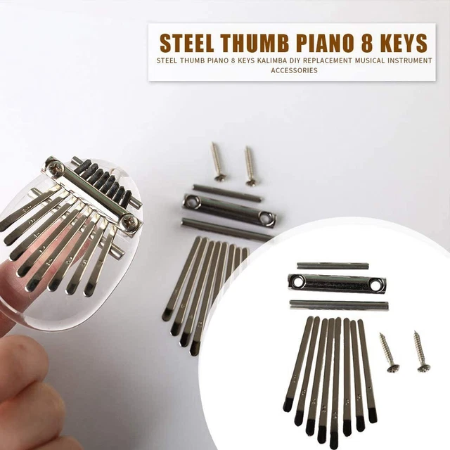 Pouce Kalimba Clés Musique Outils Mini Pouce Portable Acier Dents Rechange