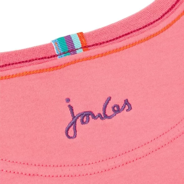 JOULES T-Shirt Astra Ragazze Top Gruffalo Età 4 Rosa Paillettes Mouse Artwork NUOVA OO77 2