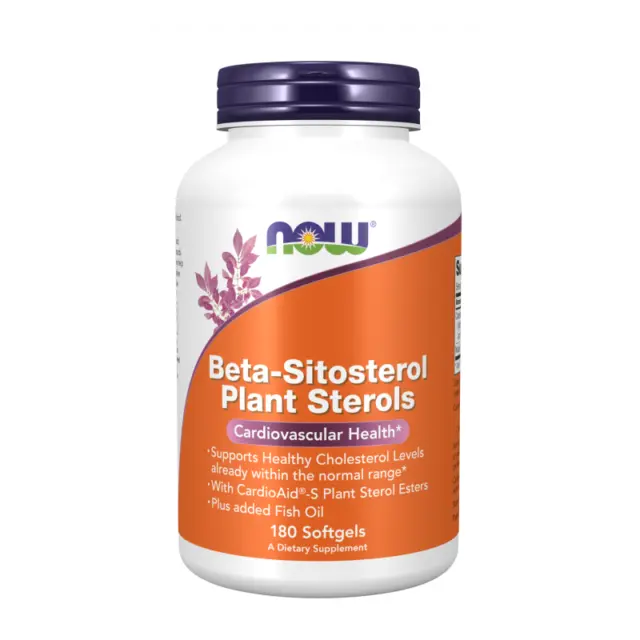 Now Foods Beta-Sitosterol Pflanzensterine, 180 Kapseln