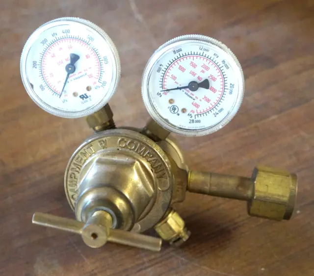 VICTOR VTS-253C CO2 Compressed Gas Regulator, CGA-320, 0-100 psi Gauge