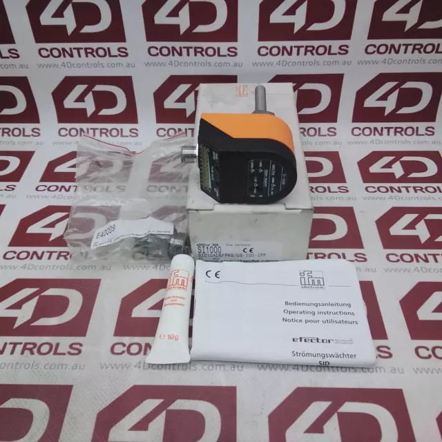 SID10ADBFPKG/US-100-IPF-SI1000 | Efector | Flow Sensor, Surplus Open Package,