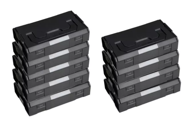 9pcs SORTIMO System Box L-BOXX Mini Charcoal Lid OPC