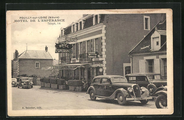 CPA Pouilly-sur-Loire, Hotel de l´Espérance
