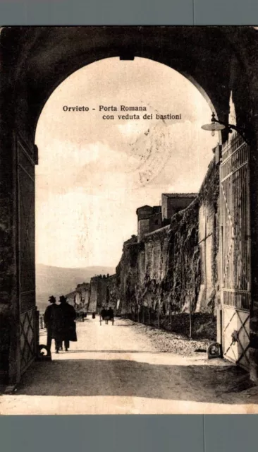 Terni Orvieto Porta Romana con veduta dei Bastioni F. piccolo  spedita
