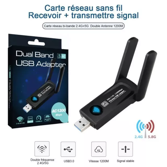 CLE WIFI / BLUETOOTH Linq Clé USB WiFi 150Mbps Adaptateur Réseau