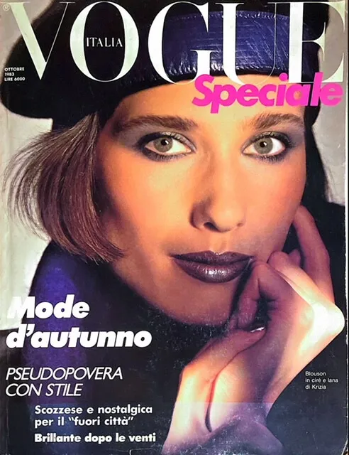 VOGUE MAGAZINE ITALIA October 1983 JEN YARROW Brooke Shields TALISA ...