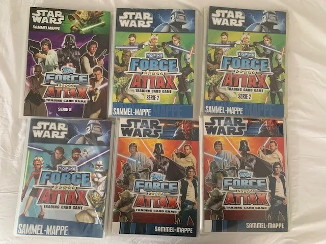 star wars force attax Sammlung Sammelmappen