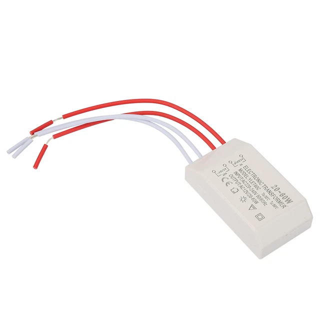 220V To 12V Electronic Transformer 20-60W Power Supply UK GGM