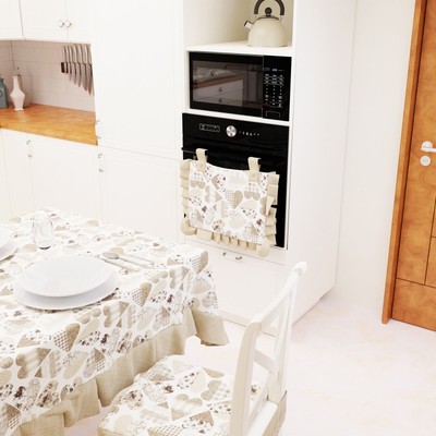 Variante 4 Coprifornello Stampa Digitale Vari Fantasie Cucina Russo Tessuti Copriforno 