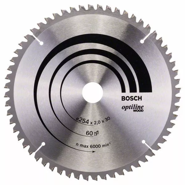 @@ BOSCH 2608640436 Feuille De Scie Circulaire Optiline Wood 254 x 30 X 2,0 MM