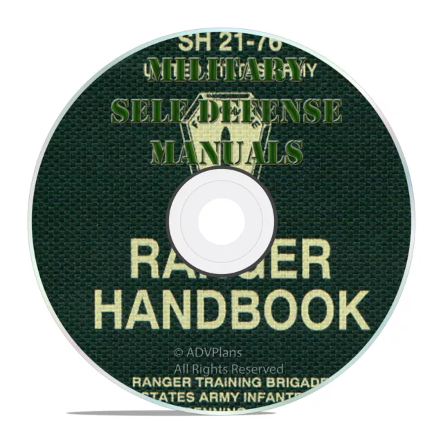 US ARMY SPECIAL Forces Guide, The Army Ranger Handbook Of Survival Dvd