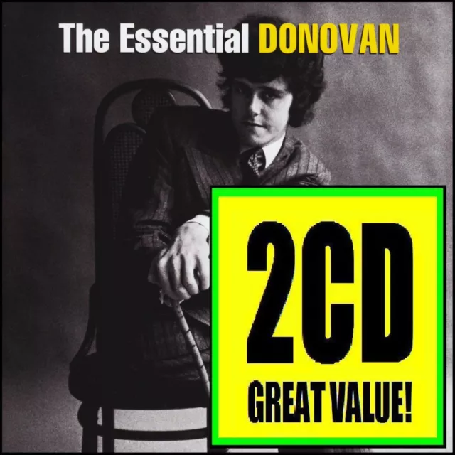DONOVAN (2 CD) THE ESSENTIAL ~ MELLOW YELLOW ++ 60's GREATEST HITS BEST OF *NEW* 2