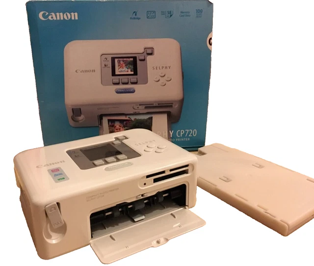CANON SELPHY CP720 Compact Photo Printer Usb & Accessories For Usb
