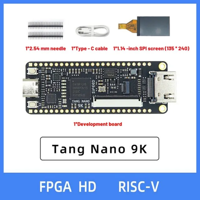 For   9K FPGA Gaoyun GW1NR-9 RISC-V RV -Compatible Development Board+1.14 IY3