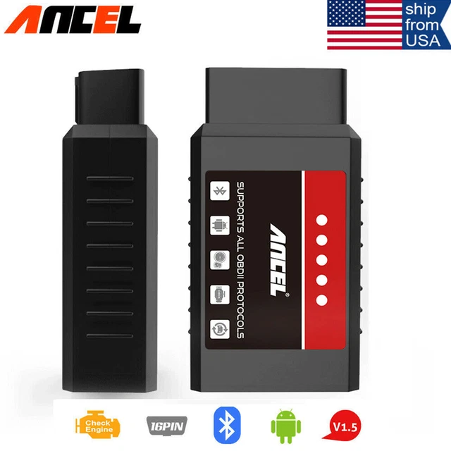 ELM327 AUTOMOTIVE OBDII Scanner Bluetooth Code Reader Diagnostic Check