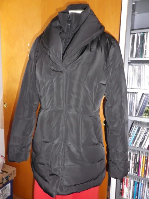 Calvin Klein Packable Lightweight Premium Down Puffer Coat Jacket Black Women S