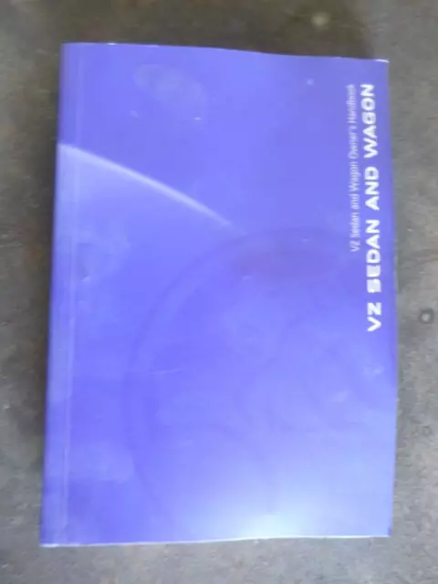 Holden Commodore VZ Owners Manual (2004)