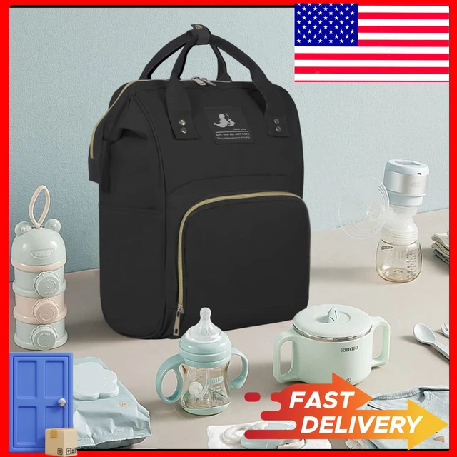 Wholesale Price Stylish Baby Diaper Bag Backpack with Bassinet BLACK Color NEW