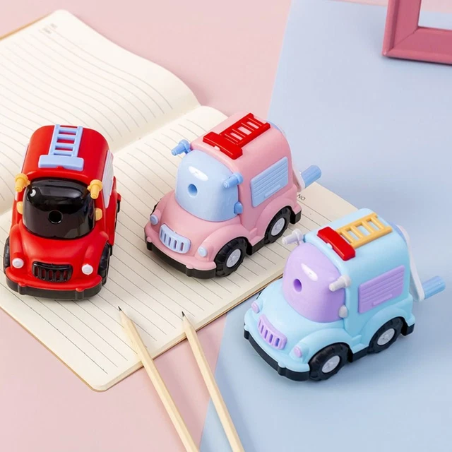 Car Shape Manual Pencil Sharpener Mechanical Pencil Cutter  Boys Girls