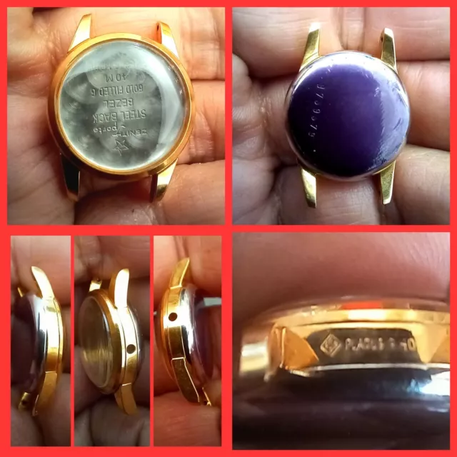 Luxury ZENITH SPORTO CASSA lady gold filled VINTAGE 60' 21,87mm NOS lugs x ca 88