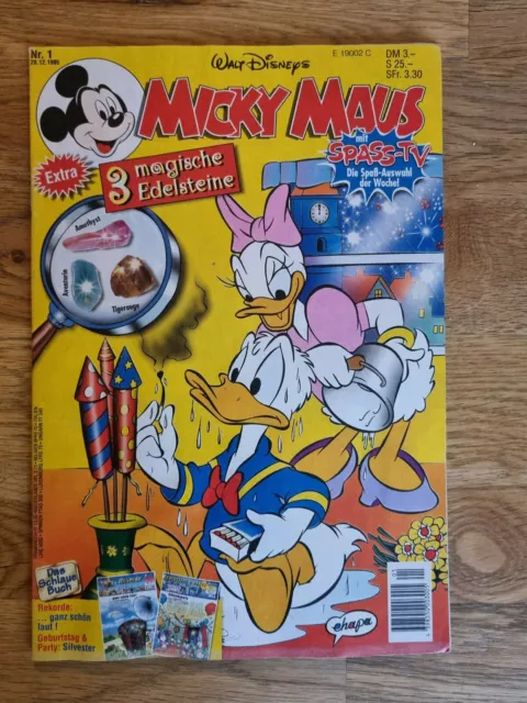 Micky Maus Nr. 1 von 1995 mit Beilage