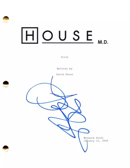 Lisa Edelstein Signed Autograph House MD Full Pilot Script Screenplay Lisa Cuddy