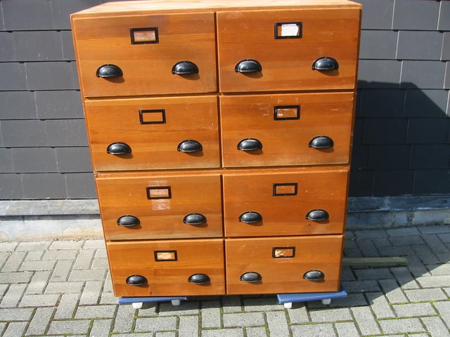 ALTER APOTHEKERSCHRANK AUS den 50er Jahren werkstattschrank ...