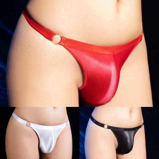 Popular Mens Low Rise Smooth Thong Underwear Bikini Briefs Swimwear Panties