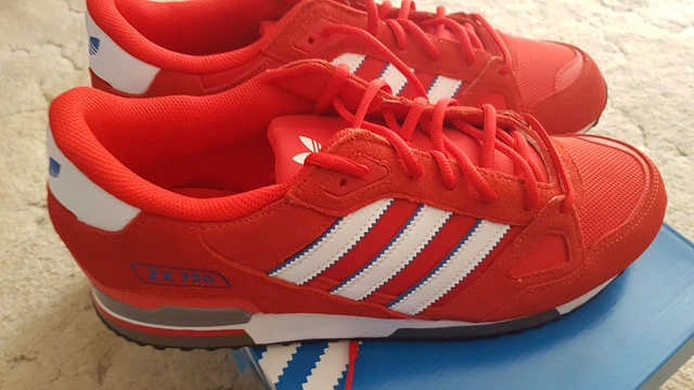Adidas ZX 750 Originals -ID7597- rot-weiss Gr. 47 1/3  NEU OVP