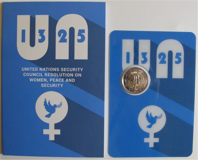 Malta 2 Euro 2022 UN Resolution on Women Coincard