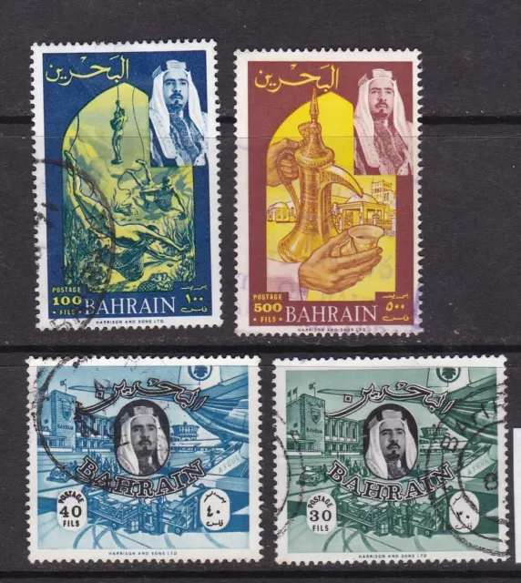 Bahrain 1966 4 values to 500d   (B220)