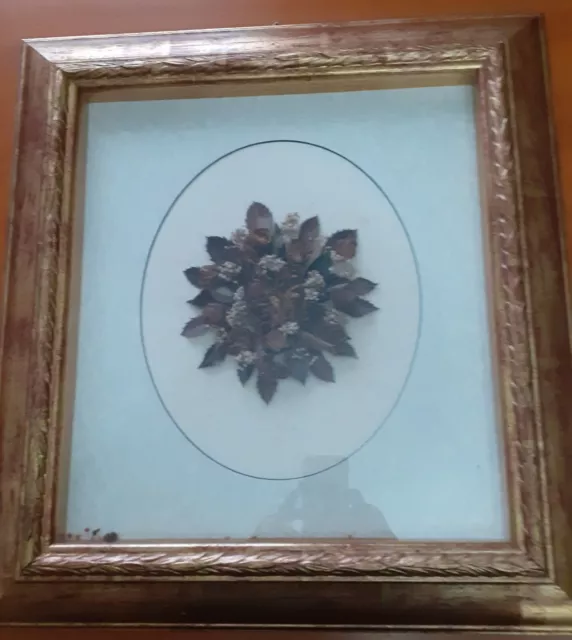 Quadro per il mazzolino da sposa ( pari al nuovo ) 54 x 49cm