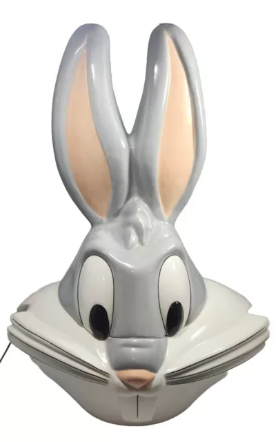 1996 Warner Brothers Looney Tunes Bugs Bunny Bust Cookie Jar