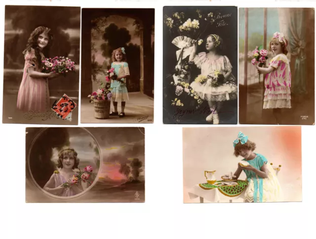 26 Vintage Children's Postcards 1900-1930s