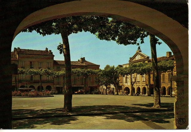 Carte Postale Ancienne Carmaux 1909 – Rue Nationale Animée, Lacroux