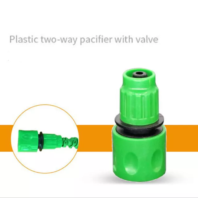One-Way Quick Connector 3/8" Garden Watering Hose irrigation ConneATZY