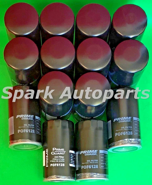 Lot of 14 Engine Oil Filter PRIME GUARD POF6128 For RAM 2500, 3500, 4500, 5500